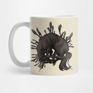 Unicorn Being Taken Over By Earth Tongues Mug